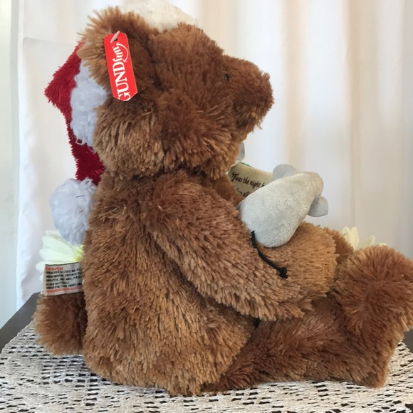 Twas the night before Christmas Reading Bear - Picture 2 of 7
